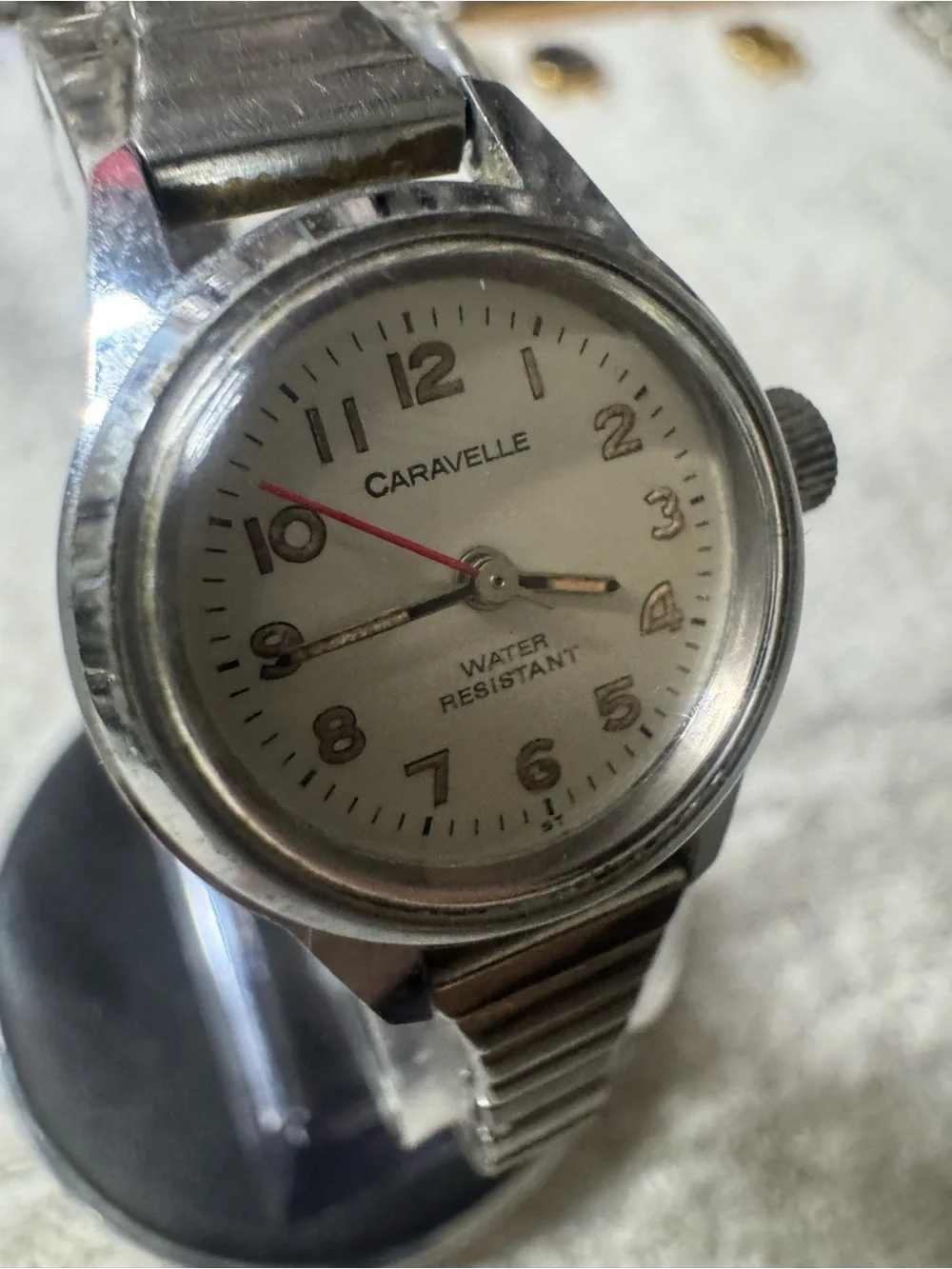 Caravelle Silver Dial Water-Resistant Women's Wristwatch
